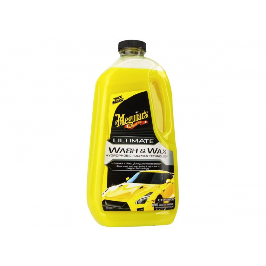 Meguiar's Ultimate Wash & Wax - luxusní, nejkoncentrovanější autošampon s příměsí karnauby a polymerů, 1420 ml