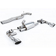 Milltek Sport výfukový systém cat-back 80mm Race bez rezonátoru (nejhlasitější) pro Audi RS3 Sportback 400PS (8V MQB - Facelift) bez OPF/GPF 2017-2018, leštěné koncovky