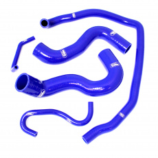 Samco Sport 5-dílná sada silikonových hadic pro vedení chladicí kapaliny pro Opel (Vauxhall) Corsa VXR 2007 - on 1.6 Turbo, barva: modrá