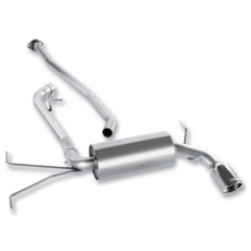 Borla Cat-Back výfukový systém "S-Type" pro Subaru Impreza 2,5l 4-válec AWD 4-dvéř. Hatchback, r.v. od 08-11
