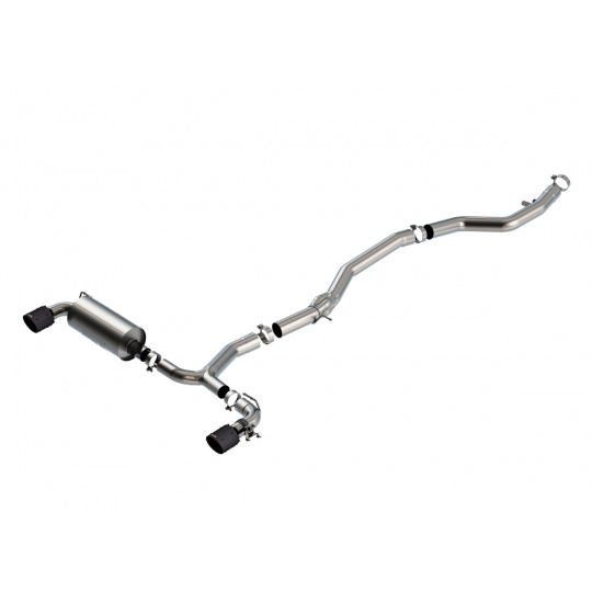 Borla Cat-Back výfukový systém "ATAK" pro Toyota Supra GR 3.0l s aut. přev., RWD, 2-dvéř., r.v. 2020-2025, typ koncovek: karbonové