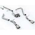 Milltek Sport výfukový systém cat-back boční výfuk (nemění světlou výšku vozu) pro Jeep Gladiator (JT) 3.6 V6 2020-2024, GT-115 broušené titanové koncovky