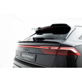 Maxton Design spodní prodloužení spoileru pro Audi RSQ8 Mk1, černý lesklý plast ABS