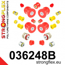 036248B: Strongflex Kompletní sada polyuretanových silentbloků pro zavěšení 036248B: Strongflex Kompletní sada polyuretanových silentbloků pro zavěšení