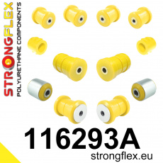116293A: Strongflex Sada silentbloků předního zavěšení varianta SPORT 116293A: Strongflex Sada silentbloků předního zavěšení varianta SPORT