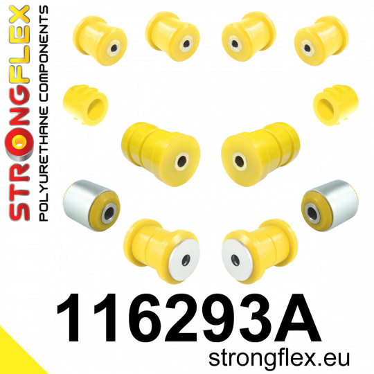 116293A: Strongflex Sada silentbloků předního zavěšení varianta SPORT