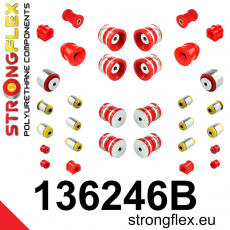 136246B: Full suspension polyurethane bush kit 136246B: Full suspension polyurethane bush kit
