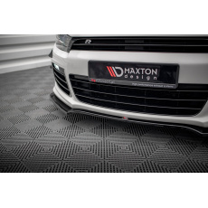 Maxton Design spoiler pod přední nárazník ver.4 pro Volkswagen Scirocco R Mk3, černý lesklý plast ABS