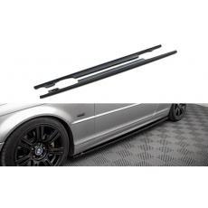 Maxton Design difuzory pod boční prahy pro BMW řada 3 E46, černý lesklý plast ABS, Coupe