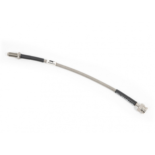 Forge Motorsport sada opletených brzdových hadic pro Volkswagen Up! 1.0TSI, barva potahu: transparentní čirá