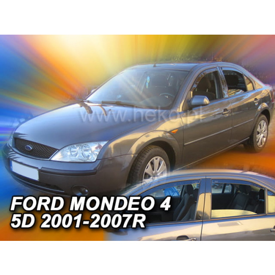 HEKO ofuky oken Ford Mondeo sedan + liftback 4dv (2001-2007) přední + zadní