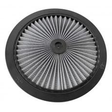 K&N univerzální X-Stream filtr s vnějším průměrem 356 mm a výškou 25 mm, šedo-černý K&N univerzální X-Stream filtr s vnějším průměrem 356 mm a výškou 25 mm, šedo-černý