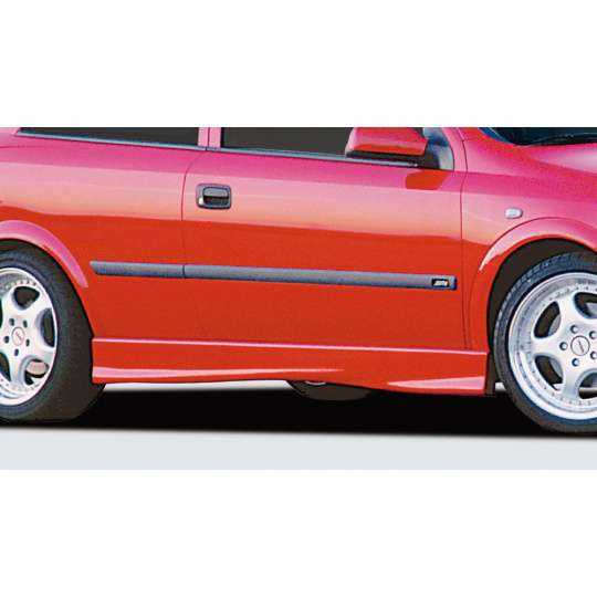Rieger boční práh mont. strana pravá pro Opel Astra G 3-dvéř., hatchback, notchback, plast ABS bez povrchové úpravy
