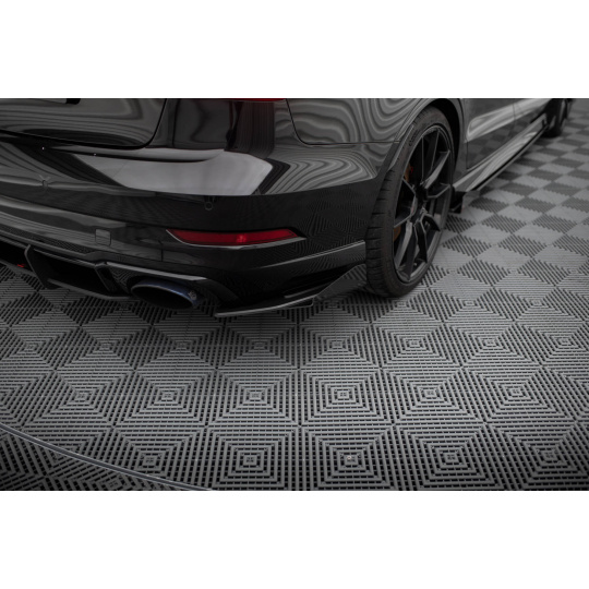 Maxton Design "Street Pro" boční difuzory pod zadní nárazník s křidélky pro Audi RS3 8V Facelift, plast ABS bez povrchové úpravy, Sedan