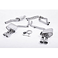 Milltek sport ValveSonic výfukový systém cat-back Electronic Valved System pro Audi S5 3.0 TFSI B8.5 Sportback 2012-2016, typ koncovek: GT-100 leštěné