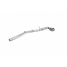 Milltek Sport downpipe a Hi-Flow sportovní katalyzátor 94mm / 3.7" ID Turbo Outlet do 80mm / 3.15" Downpipe s 200CPSI Race Cat pro Audi S3 2.0TFSI Quattro Sportback 310PS 8Y (s OPF/GPF) 2020-2024, pouze pro Milltek OPF/GPF Back systém