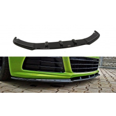 Maxton Design spoiler pod přední nárazník pro Volkswagen Scirocco R Mk3, černý lesklý plast ABS