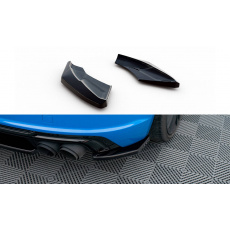 Maxton Design boční difuzory pod zadní nárazník pro Audi TT S 8S, černý lesklý plast ABS