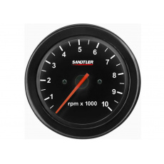 Sandtler série Racing přídavný ukazatel - otáčkoměr, barva: černá, rozsah: do 10.000 ot./min