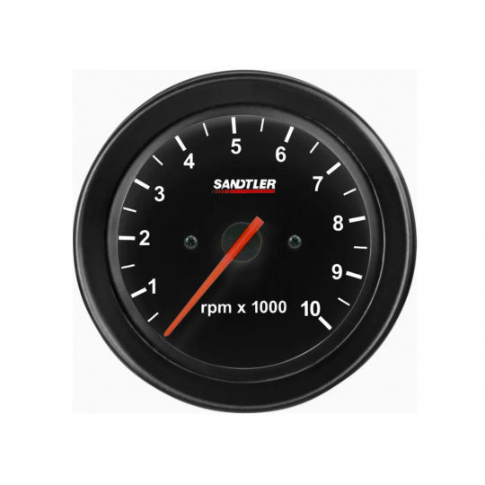 Sandtler série Racing přídavný ukazatel - otáčkoměr, barva: černá, rozsah: do 10.000 ot./min