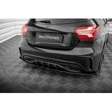 Maxton Design "Street Pro" boční difuzory pod zadní nárazník s křidélky pro Mercedes třída A W176 Facelift AMG-Line, plast ABS bez povrchové úpravy Maxton Design "Street Pro" boční difuzory pod zadní nárazník s křidélky pro Mercedes třída A W176 Facelift AMG-Line, plast ABS bez povrchové úpravy