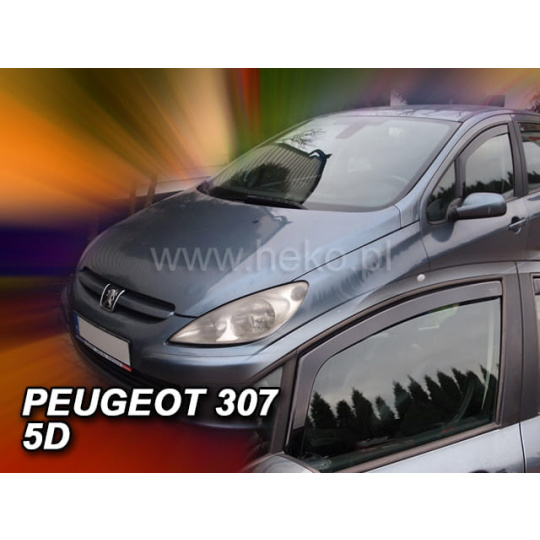 HEKO ofuky oken Peugeot 307 5dv (2001-2008) přední