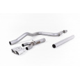 Milltek Sport výfukový systém cat-back bez rezonátoru (hlasitější) pro Seat Leon FR 2.0 TDI 150 SC a 5-dvéř. (manual a DSG) 2013-2020, leštěné koncovky