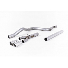 Milltek Sport výfukový systém cat-back bez rezonátoru (hlasitější) pro Seat Leon FR 2.0 TDI 150 SC a 5-dvéř. (manual a DSG) 2013-2020, leštěné koncovky