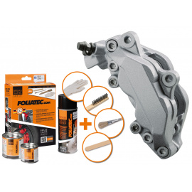 FOLIATEC dvousložková barva na brzdy, barva: stříbrná (Stratos silver metallic)