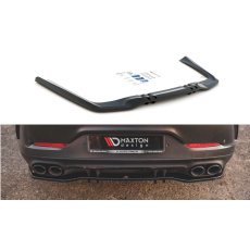 Maxton Design středový spoiler pod zadní nárazník s žebrováním pro Mercedes AMG GT 4 -Door Coupe GT 53, černý lesklý plast ABS Maxton Design středový spoiler pod zadní nárazník s žebrováním pro Mercedes AMG GT 4 -Door Coupe GT 53, černý lesklý plast ABS