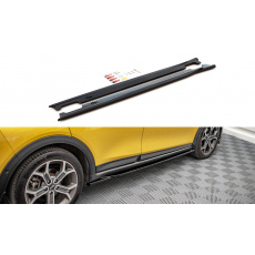 Maxton Design difuzory pod boční prahy pro Kia Xceed Mk1, Carbon-Look