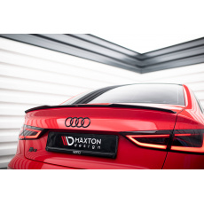 Maxton Design prodloužení spoileru pro Audi A3 8V, černý lesklý plast ABS, Sedan, S-Line Sedan Maxton Design prodloužení spoileru pro Audi A3 8V, černý lesklý plast ABS, Sedan, S-Line Sedan