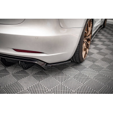 Maxton Design boční difuzory pod zadní nárazník ver.2 pro Tesla Model 3 Mk1, černý lesklý plast ABS
