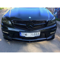 Maxton Design spoiler pod přední nárazník pro Mercedes třída C W204/AMG, černý lesklý plast ABS, facelift Maxton Design spoiler pod přední nárazník pro Mercedes třída C W204/AMG, černý lesklý plast ABS, facelift