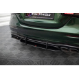 Maxton Design "Street Pro" difuzor zadního nárazníku pro Mercedes třída E W213 Facelift/63AMG, plast ABS bez povrchové úpravy, s červenou linkou