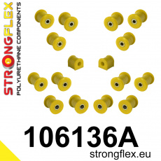 106136A: Strongflex Sada silentbloků zadního zavěšení z polyuretanu varianta SPORT 106136A: Strongflex Sada silentbloků zadního zavěšení z polyuretanu varianta SPORT