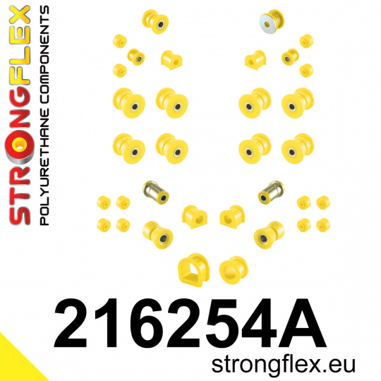 216254A: Strongflex Kompletní sada silentbloků pro zavěšení varianta SPORT