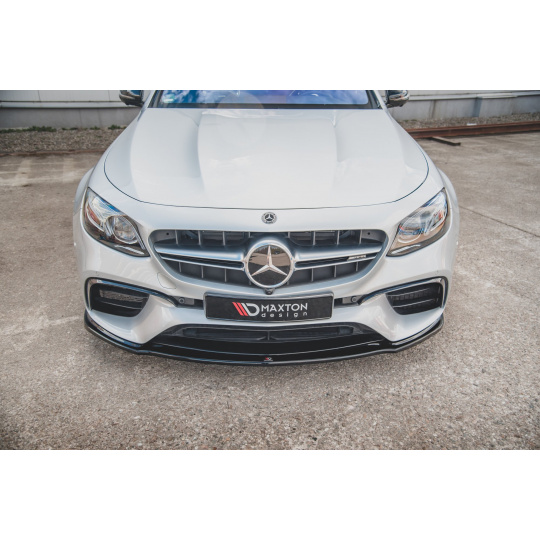 Maxton Design spoiler pod přední nárazník ver.2 pro Mercedes třída E W213/E63 AMG/Estate, černý lesklý plast ABS Maxton Design spoiler pod přední nárazník ver.2 pro Mercedes třída E W213/E63 AMG/Estate, černý lesklý plast ABS