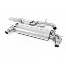 Milltek sport ValveSonic výfukový systém cat-back bez rezonátoru pro Audi RS3 Sportback 400PS (8V MQB - Facelift) s OPF/GPF 2019-2024, typ koncovek: oválné titanové modré