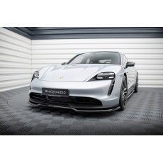 Maxton Design spoiler pod přední nárazník pro Porsche Taycan Mk1, černý lesklý plast ABS Maxton Design spoiler pod přední nárazník pro Porsche Taycan Mk1, černý lesklý plast ABS