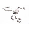 Milltek Sport výfukový systém OPF/GPF Back bez rezonátoru (hlasitější) pro Land rover Defender 90 2.0 I4 P300/P400e (s OPF/GPF a bez OPF/GPF) 2020-2024, GT-90 titanové koncovky