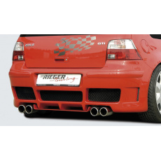 Rieger zadní nárazník pro Volkswagen Golf 4 1J, plast ABS bez povrchové úpravy Rieger zadní nárazník pro Volkswagen Golf 4 1J, plast ABS bez povrchové úpravy