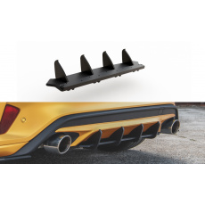 Maxton Design "Racing durability" zadní difuzor pro Ford Focus ST Mk4, plast ABS bez povrchové úpravy, s černou a červenou linkou Maxton Design "Racing durability" zadní difuzor pro Ford Focus ST Mk4, plast ABS bez povrchové úpravy, s černou a červenou linkou