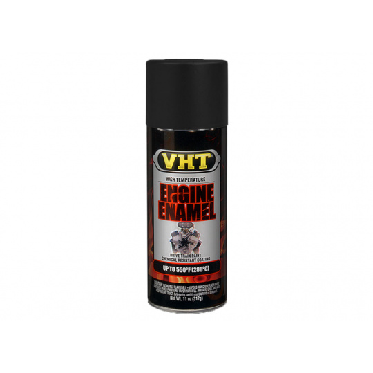 VHT Engine Enamel barva na motory do teploty až 288°C, barva: černá GM Satin Black