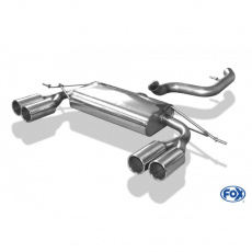 Fox Sportauspuff koncový tlumič výfuku s koncovkou 2x90 Typ 12 na obou stranách pro Volkswagen Tiguan I s motorem 1.4 TSI, 2.0 TFSI