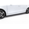 Maxton Design difuzory pod boční prahy ver.3 pro Audi RS3 8V Facelift, černý lesklý plast ABS, Sedan