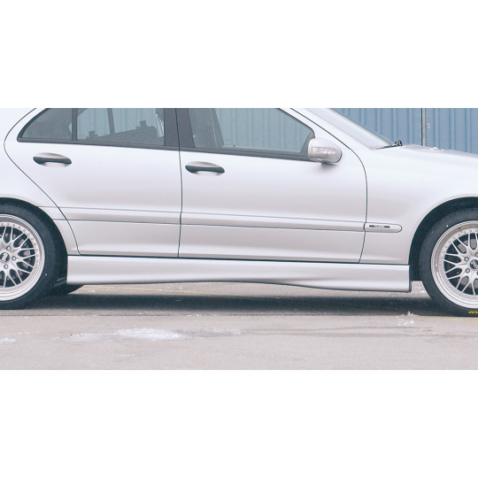 Rieger boční práh mont. strana levá pro Mercedes třída C W203 sedan, sportcoupe, t-model, r.v. 05/00-, plast ABS bez povrchové úpravy
