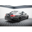Maxton Design středový spoiler pod zadní nárazník s žebrováním pro Mercedes třída E W212 Facelift/Standard, černý lesklý plast ABS