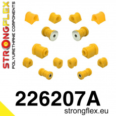 226207A: Strongflex Sada silentbloků předního zavěšení a zadního nosníku varianta SPORT 226207A: Strongflex Sada silentbloků předního zavěšení a zadního nosníku varianta SPORT