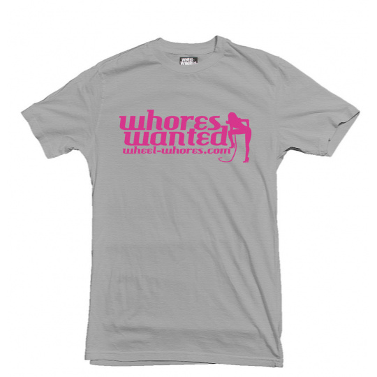 Wheel Whores tričko uni - Whores Wanted, šedé, vel. XXL